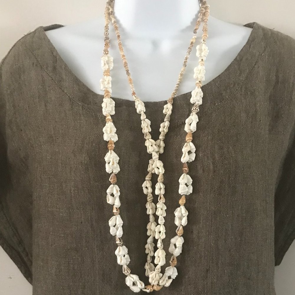 Natural Shell Set of 2 Necklaces - Picture 4 of 7